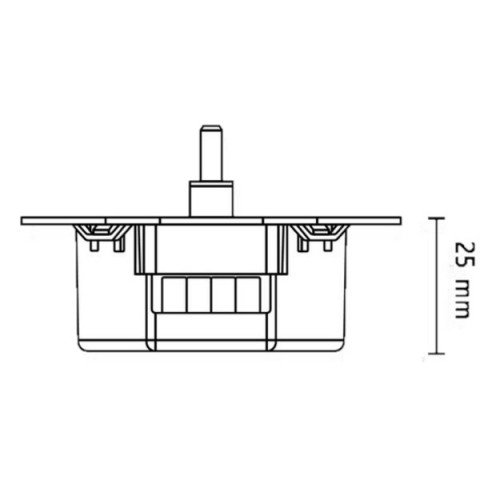 Calex LED gradateur mural encastré max 250W 220-240V