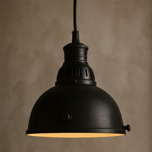 lampe en laiton noir antique avec douille E27