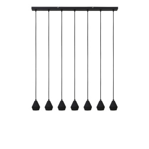 Suspension noire Kalissa (3080612) à 7 lampes 