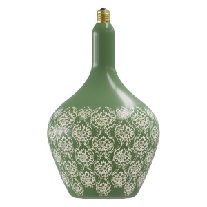 Ampoule LED Versailles verte (426324) | Nostalux.fr