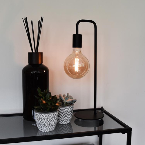 Lampe de table noir E27 | Nostalux.fr