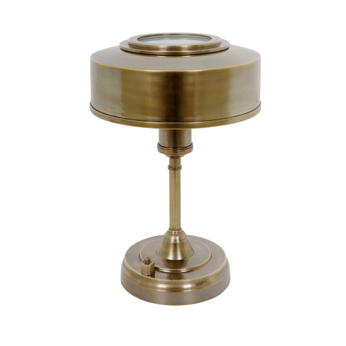 Lampe de table Auxerre laiton antique (30967) | Nostalux.fr
