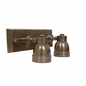 Double spot Indigo Swirl (31171)  bronze antique | Nostalux.fr Double spot Indigo Swirl (31171)  bronze antique | Nostalux.fr