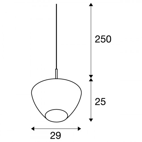 Suspension Pantilo, 1003444, convexe, 40 cm de diamètre