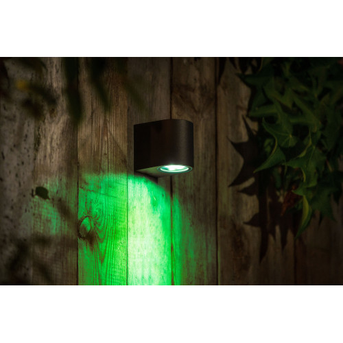 Set de 2 appliques murales Gilvus downlighters 12 volt noir | Nostalux.fr