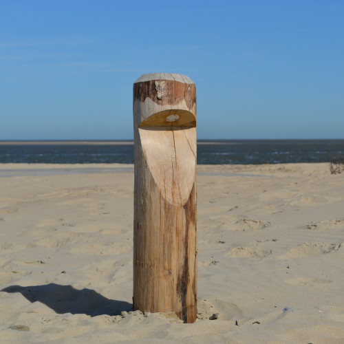 Lampe d'extérieur Bosco en bois de châtaignier | Nostalux.fr    