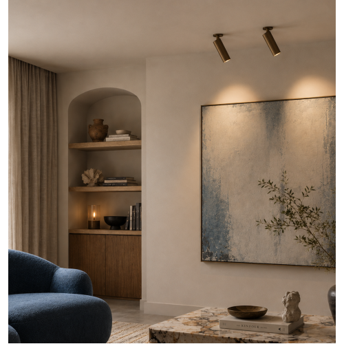 Éclairage intérieur Vigo spot encastrable champagne aluminium