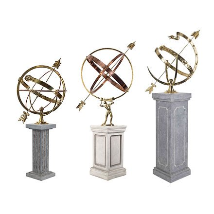 Sets cadrans solaires et socles 