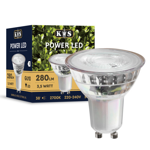 GU10 LED 3,5W extra chaud