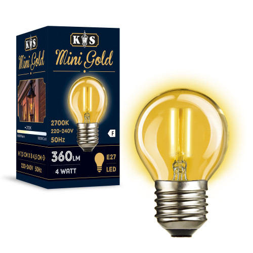 Mini ampoule Led or E27