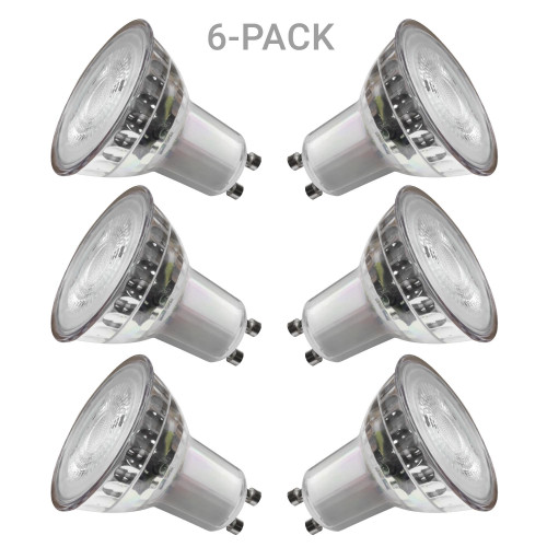 Set  de 6 ampoules LED (6x5890) Dimmable 5W - en verre de KS Lighting | Nostalux.fr