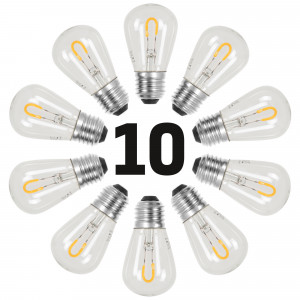 Éclairage festif LED (10 x 6863) en verre clair 10 x 1 Watt | Nostalux.fr Éclairage festif LED (10 x 6863) en verre clair 10 x 1 Watt | Nostalux.fr