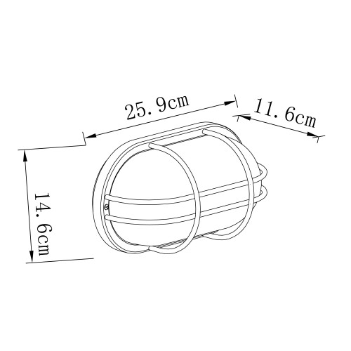 Applique Kiel Zinc (7482) - KS Lighting 