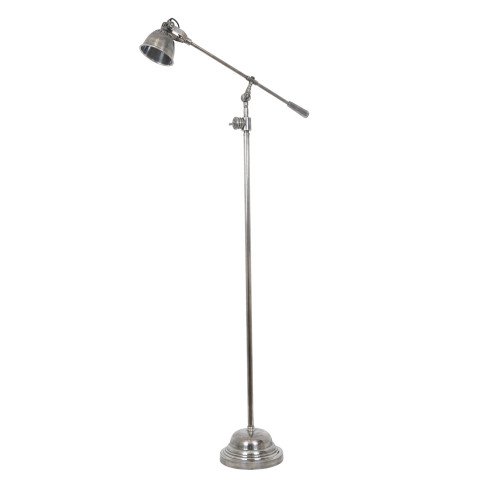 Lampadaire Archer argent vieilli - style industriel | Nostalux.fr