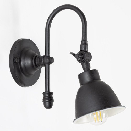 Applique murale pendante Pasco (30172) Nostaluce Noir Antique | Nostalux.fr