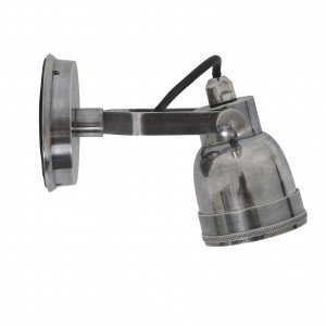 Spot mural orientable d'extérieur Indigo argenté Spot mural orientable d'extérieur Indigo argenté