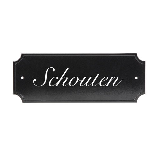 Plaque personnalisée rustique
