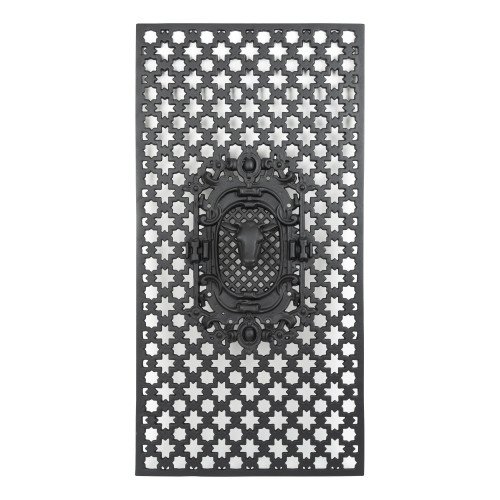 Grille de porte tête de vache R 491 A (5342) H:103 x l:52 - grilles de porte