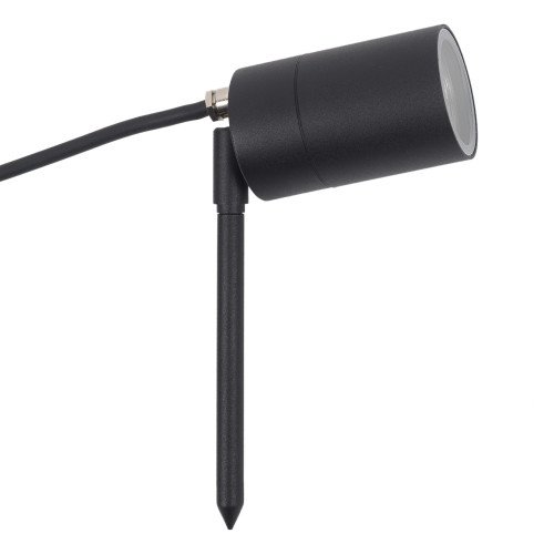 lot 6 spots LED plug & play de jardin à piquets capteur jour/nuit de KS Lighting