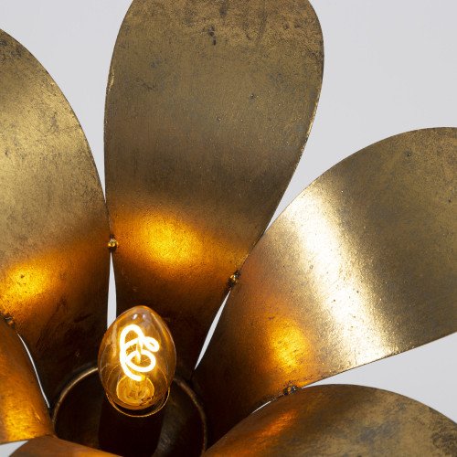 Lampe à poser dorée Dheli (770735) | Nostalux.fr