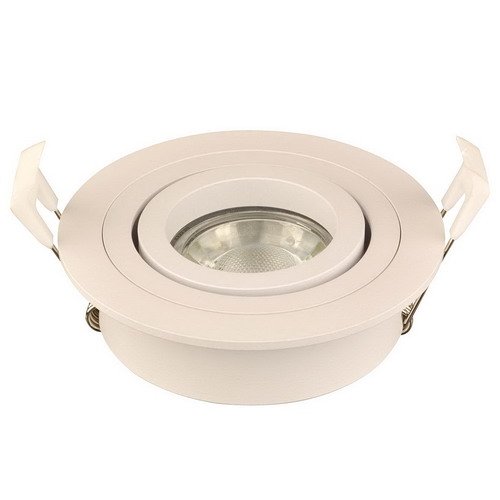 Spot blanc à encastrer 1xGU10 - spot de plafond avec pince à encaster 