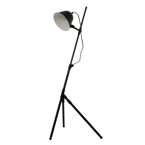 Lampadaire Delta noir antique