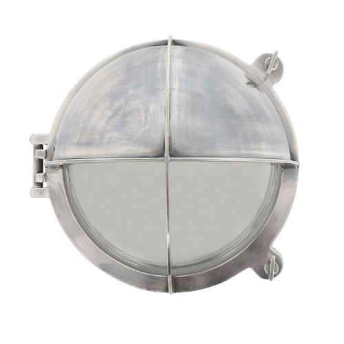 lampe série maritime - lampe de bateau Taylor argent antique - Nostalux