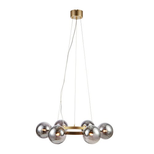 Suspension Circle dorée ronde design moderne intérieur