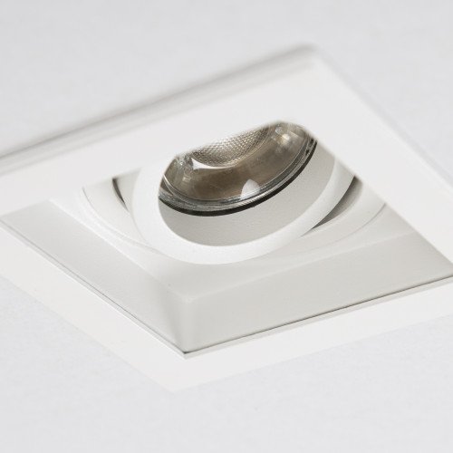 Set de 4 spots Axl encastrables et orientables blancs | Nostalux.fr