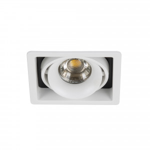 Spot Bjorn 1 blanc (7665) orientable à encastrer | Nostalux.fr