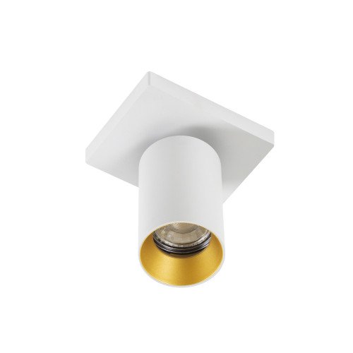 Spot blanc / or en saillie Mila 1 (7671) orientable| Nostalux.fr