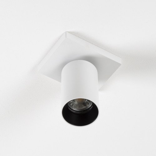 Spot blanc / or en saillie Mila 1 (7671) orientable| Nostalux.fr