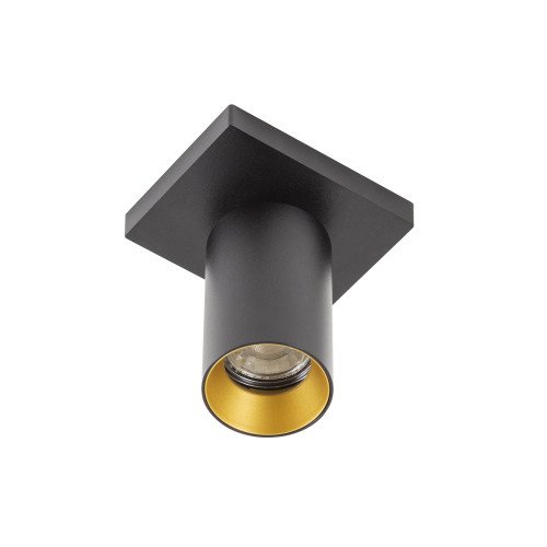 Spot en saillie Mila 1 noir/or (7672) orientable| Nostalux.fr