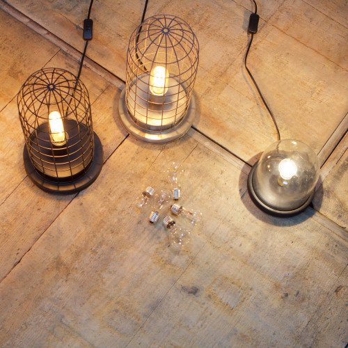 Lampe de table noire Cover Up Too (800562z) Nostaluce | Nostalux.fr