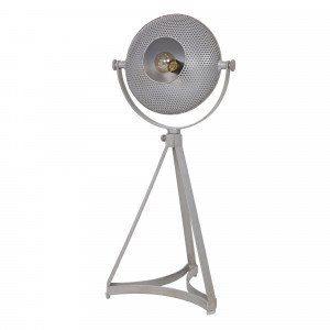 Lampe Blown métal gris E27 industrielle