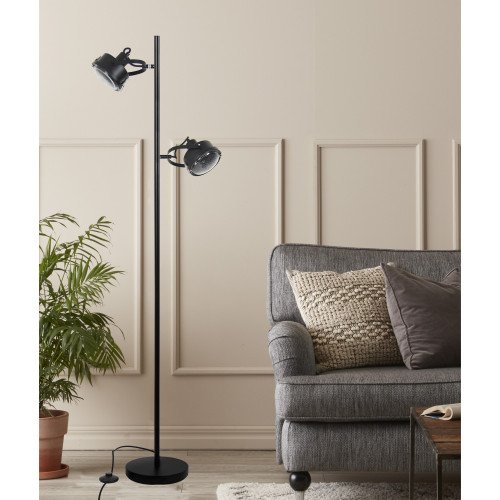 Lampadaire Satellite noir (6851) | Nostalux.fr