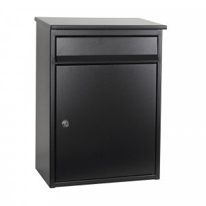 Boîtes aux lettres Inox - B29 Noir - Boîte aux lettres murale extra large Boîtes aux lettres Inox - B29 Noir - Boîte aux lettres murale extra large