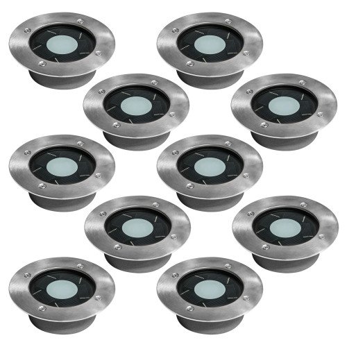 lot de 10 spots Puck Solar (6x7411) | Nostalux.fr