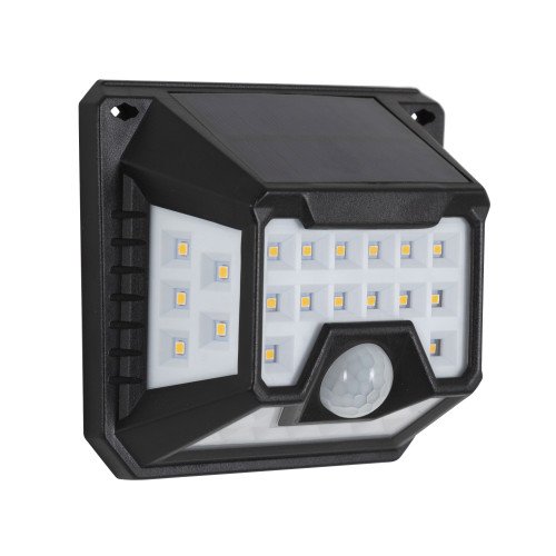 Set de 2 appliques murales d'extérieur Solys S (7764) LED Solaire avec capteur  | Nostalux.fr 