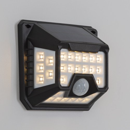 Set de 2 appliques murales d'extérieur Solys S (7764) LED Solaire avec capteur  | Nostalux.fr 