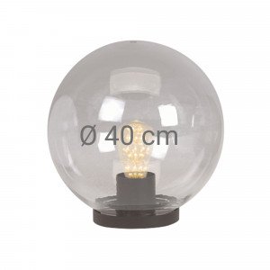 Globe clair de 40 cm de diamètre avec collerette (3873) de KS Lighting Globe clair de 40 cm de diamètre avec collerette (3873) de KS Lighting