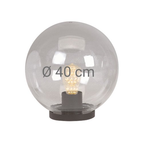 Globe clair de 40 cm de diamètre avec collerette (3873) de KS Lighting