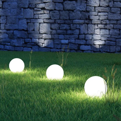 Boule de jardin lumineuse Ø 50 avec Smart WIFI LED | Nostalux.fr