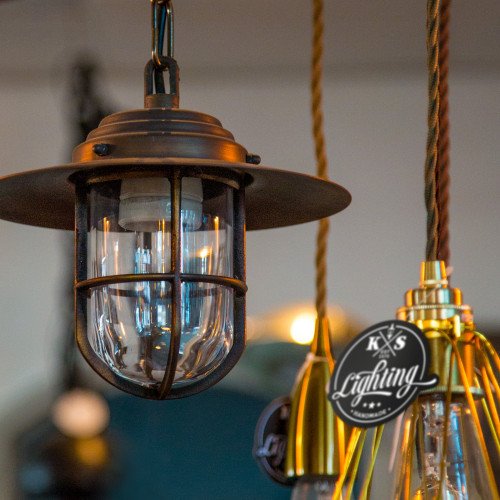 Lampe de véranda Labenne (1180) suspension à chaîne 