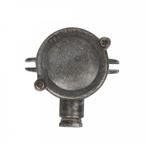 Boîte de jonction style années 1930 extrémité en étain | Nostalux.fr