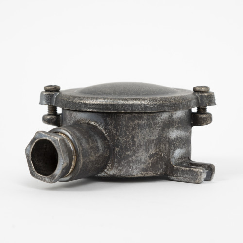 Boîte de jonction style années 1930 extrémité en étain | Nostalux.fr