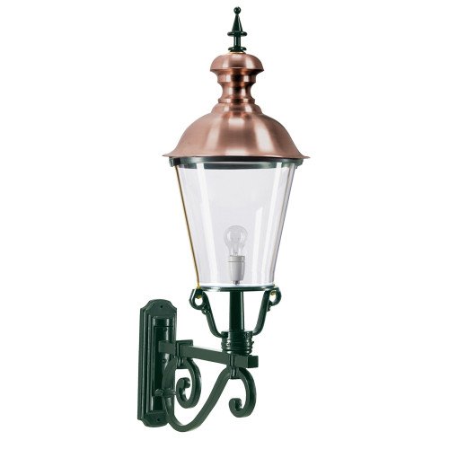 une lampe d'extérieur authentique  murale d'extérieur Notaris chrome XL | Nostalux.fr  