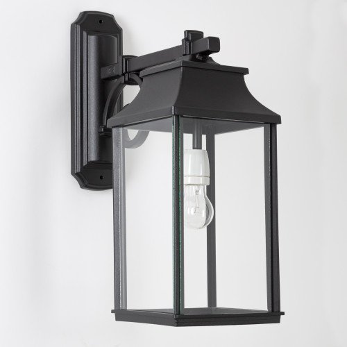 applique d'extérieur pendante élégante exclusive avec verre et culot downlight