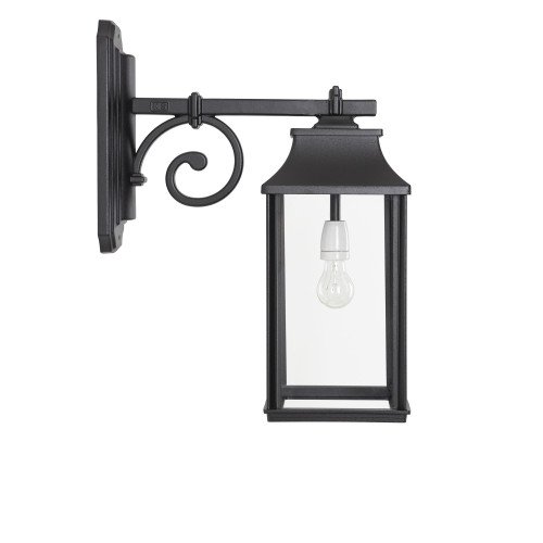 applique d'extérieur pendante élégante exclusive avec verre et culot downlight