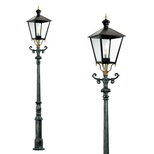 Lampadaire de jardin Purmerend XL (5911-1459) avec lanterne carrée 